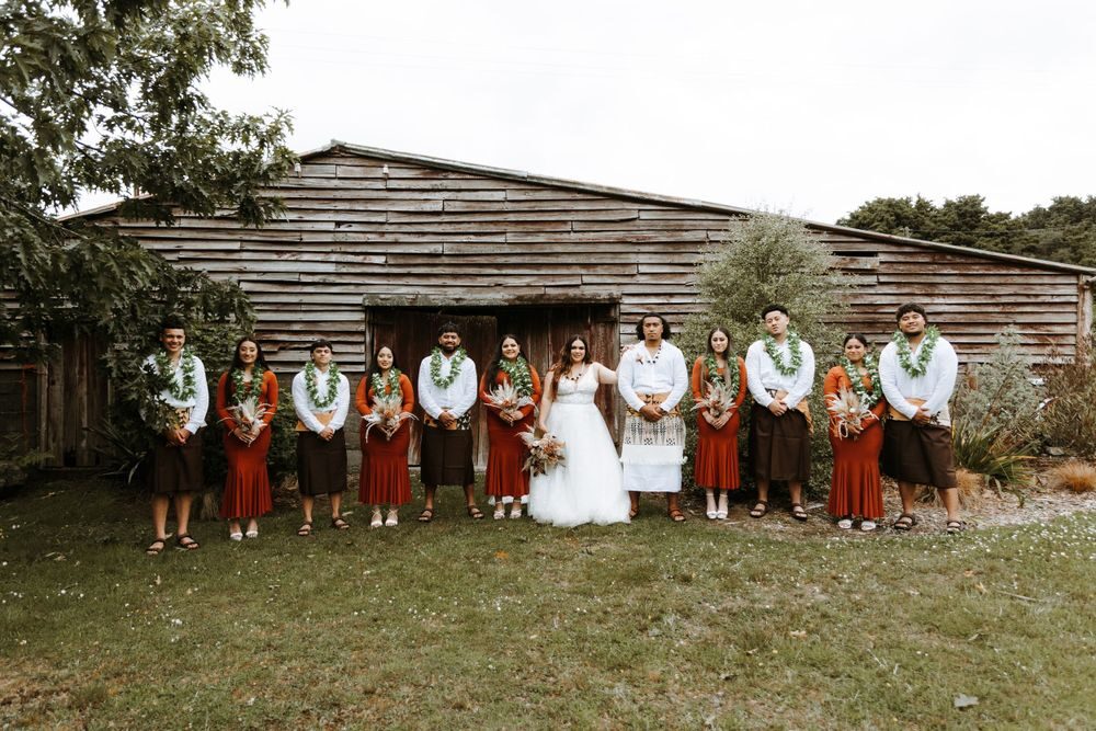 A wedding reception celebration in the Manawatū, New Zealand